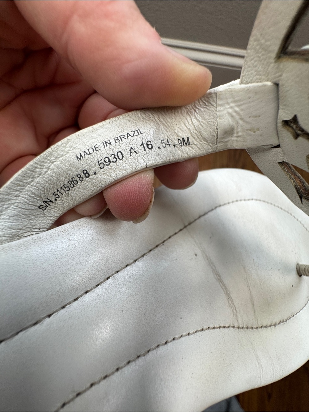 Tory Burch Miller Thong Sandal Women’s 8 White - Picture 7 of 7
